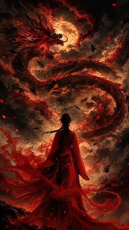 Dragon's Call, dark phone wallpaper