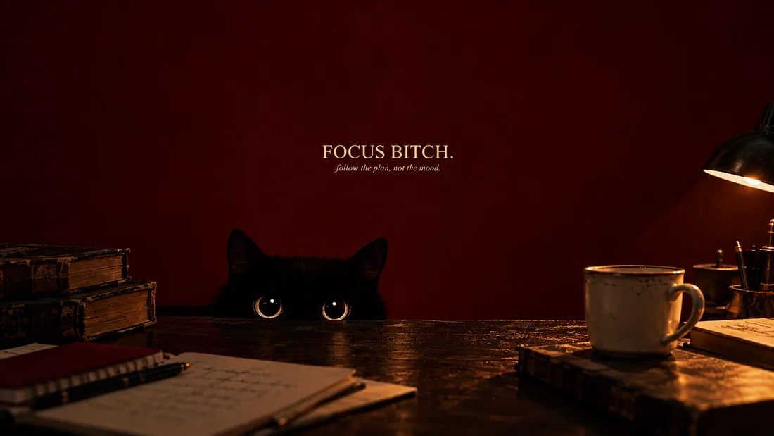 Focus, Follow the Plan