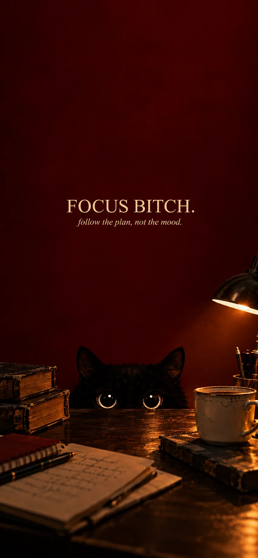 Focus, Follow the Plan