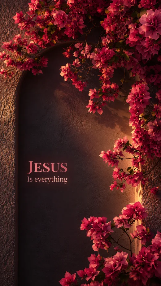 Jesus Is Everything, vintage phone wallpaper