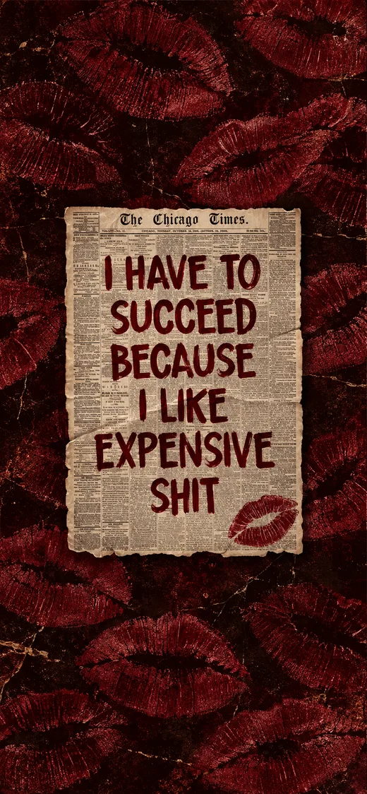 Expensive Taste, pink phone wallpaper