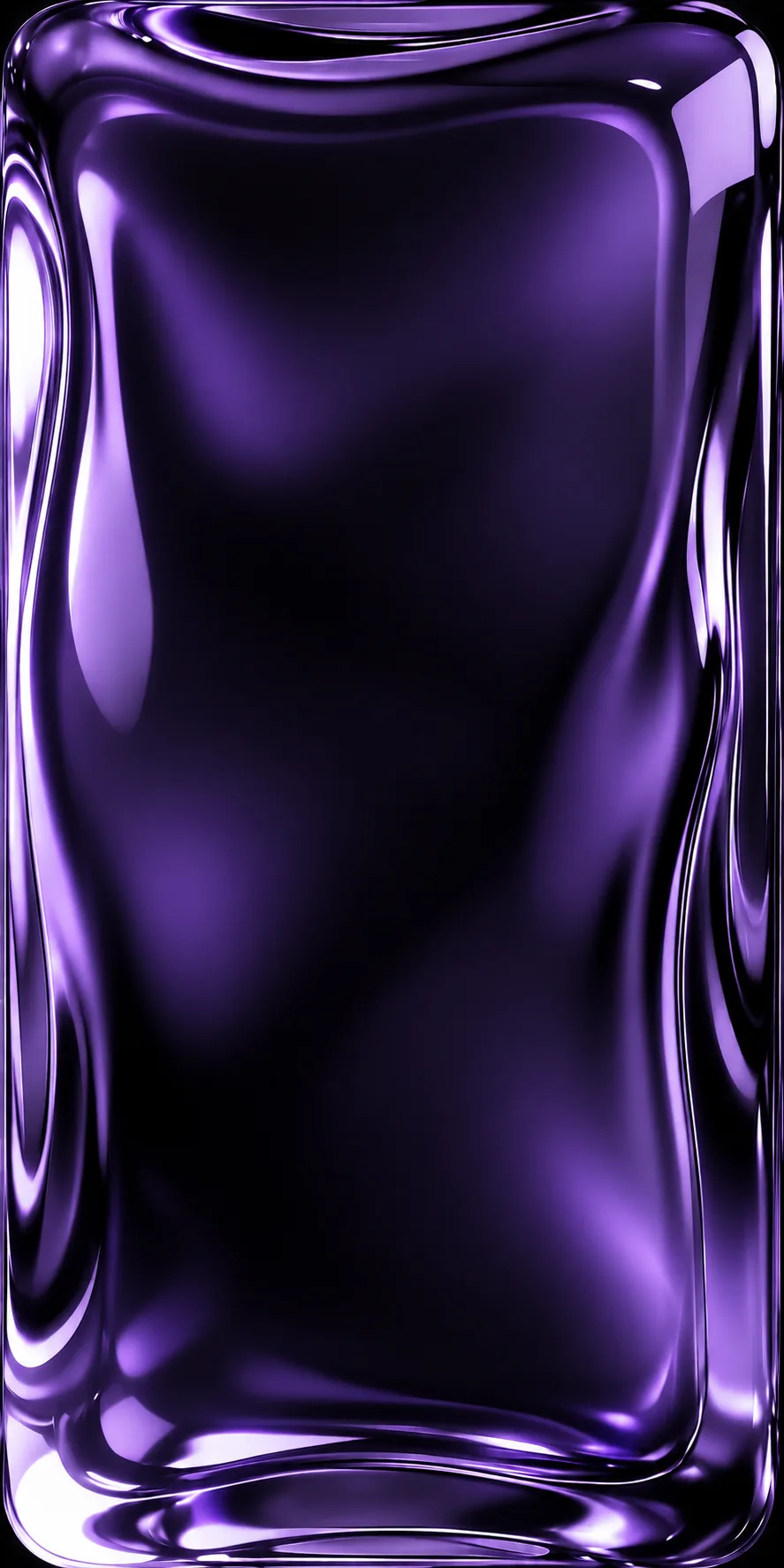 Purple Glass Drop