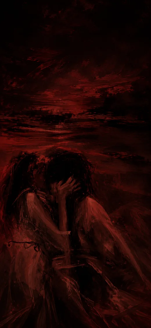 Red Haze, dark phone wallpaper