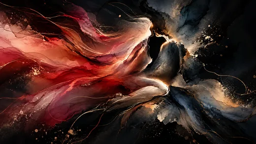 Silk and Shadow, abstract desktop wallpaper