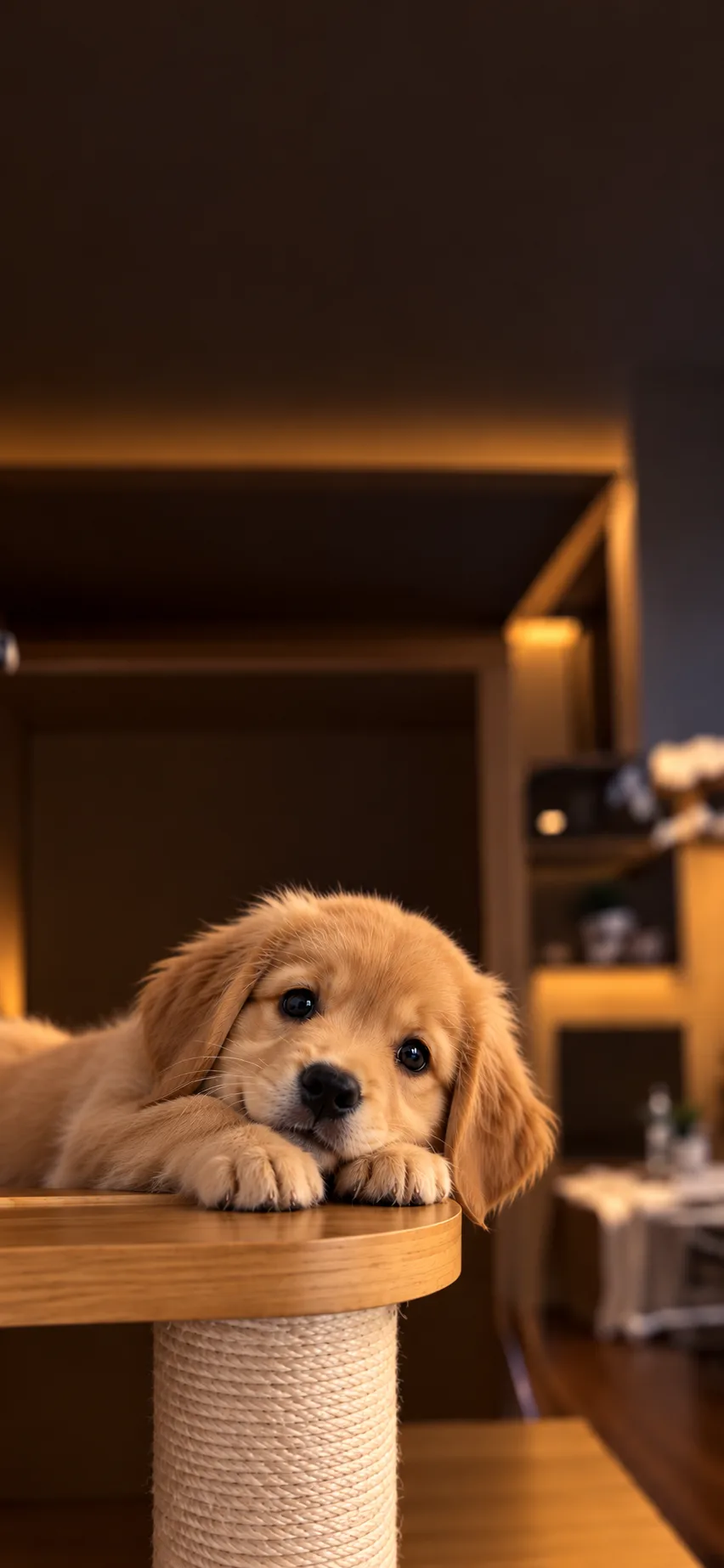 Sleepy Golden Pup