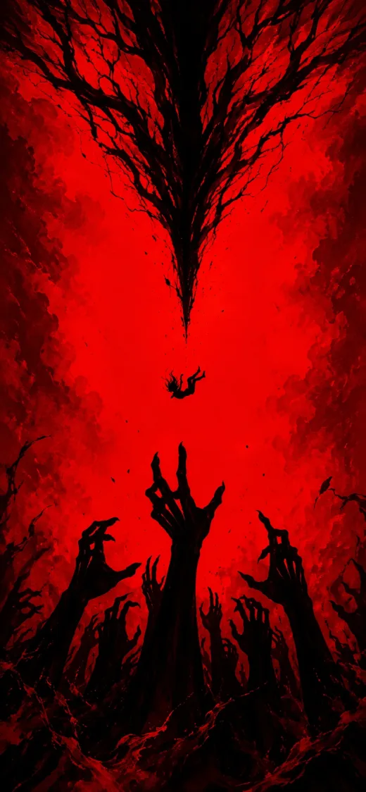The Fall, dark phone wallpaper