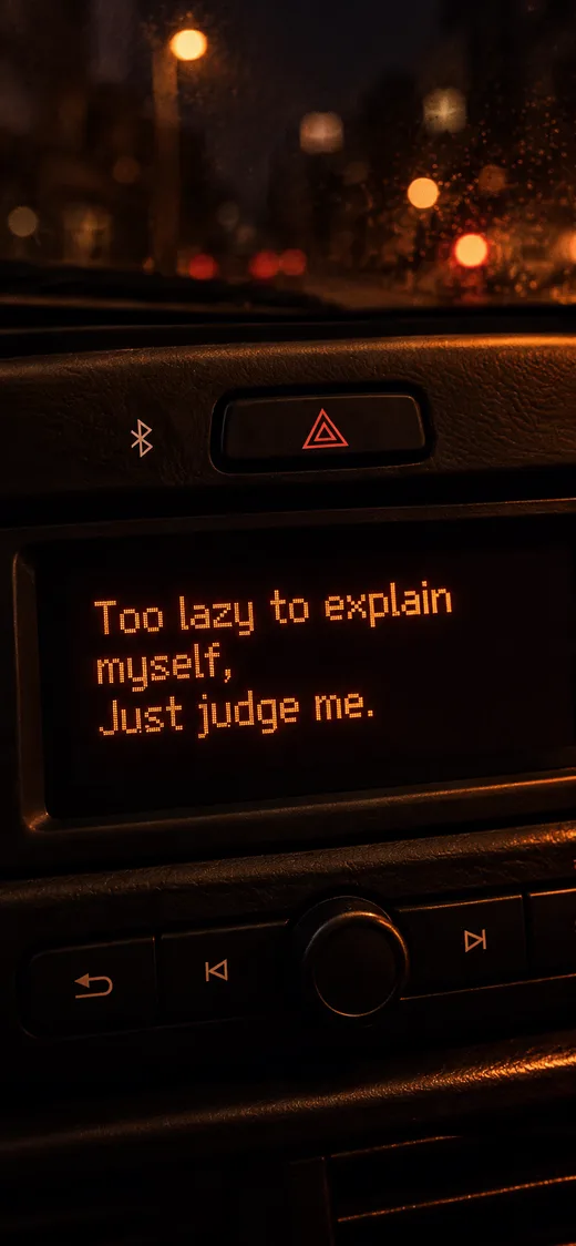 Too Lazy to Explain, dark phone wallpaper