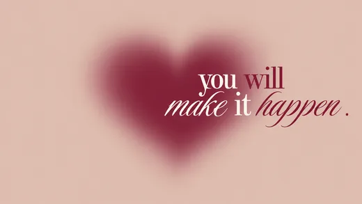 Make It Happen (Blush), pink desktop wallpaper